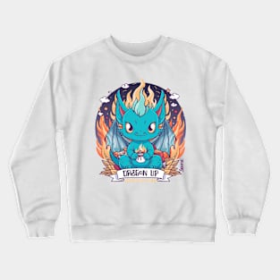 Dragon Up, Guard Your Hoard - Adorable Sentry Dragon Crewneck Sweatshirt